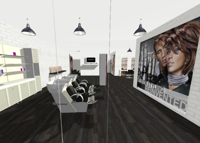 Создание 3D дизайна интерьера салона красоты онлайн бесплатно