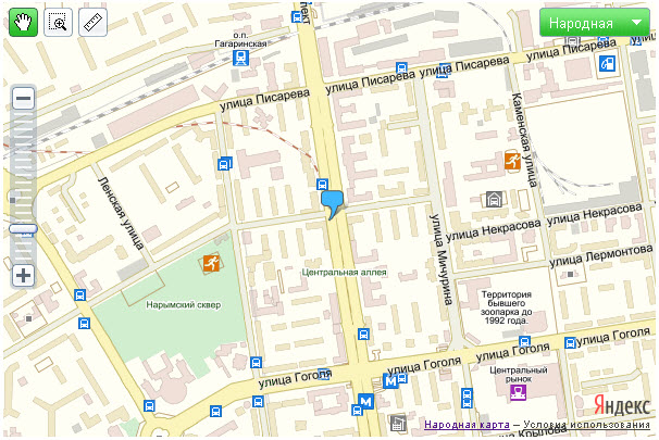 Поиск дома по адресу на Яндекс карте и определение его точных геокоординат